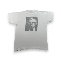 90s O.M.UNGERS ドイツ 建築家 偉人T フォトT Oswald Mathias Ungers  ビンテージ Tシャツ 白 半袖 古着 y2k ベルリンの壁 ウンガース シングルステッチ 2603-0133