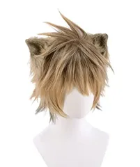 【特価商品】Bucchi Ruggie 獣耳付き コスチューム用小物 ラギー・ブッチ 専用ネットと櫛付 ハロウィン コスプレウィッグ 仮装 ブラウン