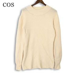COS コス 秋冬 リブ プルオーバー ニット セーター Sz.L レディース