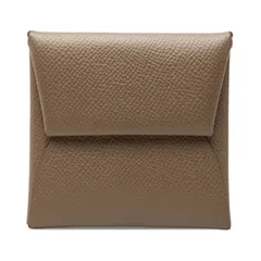 エルメス バスティア コインケース 小銭入れ U刻印 エトゥープ グレーベージュ系 ヴォーエプソン レディース HERMES【234-87444】