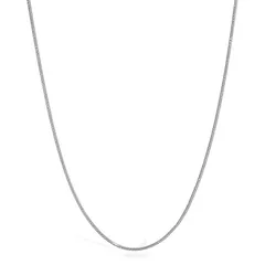 シルバー 幅2mm 銀 ネックレス スネークチェーン 細め 2mm メンズ レディース 金属アレルギー対応 18K コーティング サージカルステンレス 60