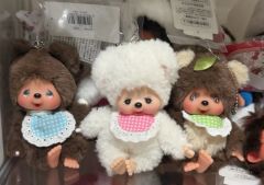 4個セット タグ付新品モンチッチ シマエナガ 北海道限定 マスコット