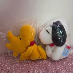 スヌーピー＆ウッドストック　ぬいぐるみセット　非売品 スヌーピー＆ウッドストック ぬいぐるみセット 非売品 - メルカリ