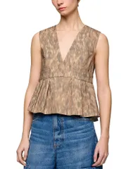 ガニー レディース トップス シャツ プリント GANNI Printed Top Burro