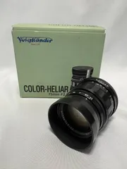 【極上美品】VOIGTLANDER フォクトレンダー COLOR-HELIAR 75mm F2.5 SL カメラレンズ　【箱付き】＃1029