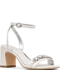 ドナルドプリネール レディース シューズ サンダル アンクル レザー Donald Pliner Doyenne Pearlized Leather Ankle Strap Jewel Ornamen