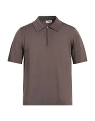 サンドロ メンズ トップス ポロシャツ SANDRO Dark Brown ブラウン