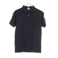 モンクレール MONCLER ポロシャツ 半袖 8306200 ブラック コットン ポロシャツ メンズ Used A