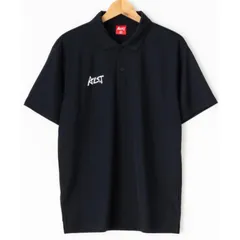 ALST　バレーボール　半袖ドライ ポロシャツ【ブラック】