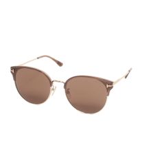 TOM FORD サングラス TF 1138-K 45F ブラウン - メルカリ