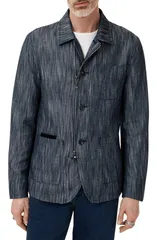 ジョンバルベイトス メンズ アウター ジャケット・ブルゾン レギュラーフィット John Varvatos Homeregular Fit Jacket Lake Blue ブルー