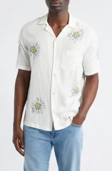 オールセインツ メンズ トップス シャツ AllSaints Petal Camp Shirt Ecru White ホワイト