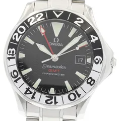 オメガ OMEGA 2234.50 シーマスター300 50周年記念 GMT 自動巻き メンズ _973583