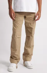 カーハート メンズ ボトムス カジュアルパンツ カーゴパンツ コットン Carhartt Work In Progress Cotton Ripstop Cargo Pants Leatherinse