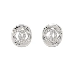 シャネル イヤリング ラインストーン ココマーク B25 C  CHANEL アクセサリー