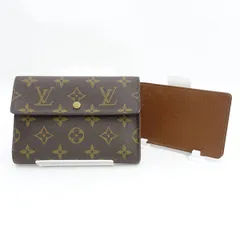 LOUIS VUITTON / ルイヴィトン ◆ポルトトレゾール エテュイ パピエ 三つ折り 財布 モノグラム M61202 【ウォレット】 ブランド【中古】