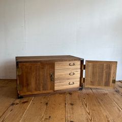 アンティーク 木製 仕切り箱 木箱 無垢材 古道具 y314 - メルカリ