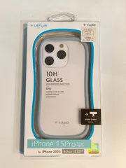 iPhone 15Pro 耐傷・耐衝撃ハイブリッドケース 「ViAMO freely」 ライトブルーmst-82224 【TS】