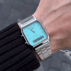 CASIO ティファニーブルー AQ-230A-2A2MQYJF - メルカリ