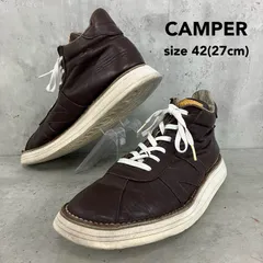CAMPER カンペール 42サイズ ブラウン ブラザーズ ビッグフット Nライン ミッドカットスニーカー ハイカットスニーカー シューズ クツ 靴 レトロ 90s ヴィンテージ カジュアル アパレル ブランド ★ ■■