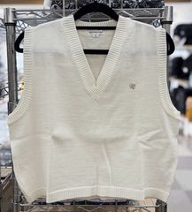 ベスト ショート丈 Mサイズ Vネック スクール ニット 制服【在庫処分品】未使用品・送料込み