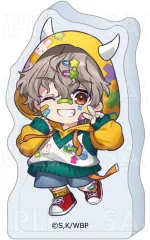 【新品】アクリルスタンド・アクリルパネル 兎耳山丁子 でびデコパーカー ちびキャラver. アクリルブロック 「TVアニメ WIND BREAKER」