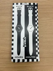【MN】スウォッチ　swatch　WhiteHours　BlackMinutes