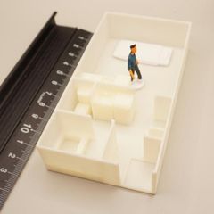模型 ル・コルビュジエ 母の家 小さな家 1/100 - メルカリ