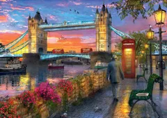 Ravensburger（ラベンスバーガー） ジグソーパズル 風景 夕暮れのタワーブリッジ ラベンスバーガー 1000ピース 完成サイズ：70x50cm 17218 4 【パズ [夕暮れのタワーブリッジ 17218 4 カラフル] [1000ピース] [風景]