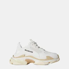 バレンシアガ レディース シューズ スニーカー Balenciaga Triple S Trainers White 9000 ホワイト