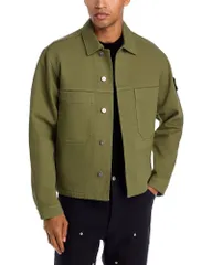 ストーンアイランド メンズ アウター ジャケット・ブルゾン デニム Stone Island Light Bull Denim Jacket Military Green グリーン