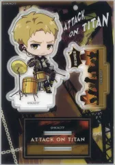 【中古】アクリルスタンド・アクリルパネル ライナー・ブラウン 「進撃の巨人×次元波板糖 2025年コラボカフェ ロックバンド世代シリーズ ミニキャラアクリルスタンド」 中国限定