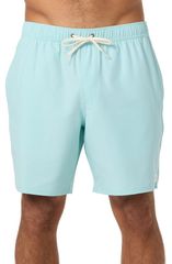 오닐 남성 수영복 하프 팬츠 반바지 ONeillennox Hermosa Solid Volley Swim Trunks Canal Blue 블루