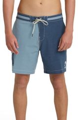빌라본 남성 수영복 하프 팬츠 반바지 반바지 Billabong Sunset LT Board Shorts Blue Fog 블루