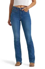 ラングラー レディース シューズ ブーツ・レインブーツカット ジーンズ Wrangler Dallas Bootcut Jeanspurs Clean