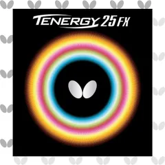 バタフライ(Butterfly) 卓球 ラバー テナジー・25・FX 裏ソフト テンション (スピン) 05910 レッド 厚 [レッド] [1.9mm]