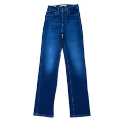 LEVI'S PREMIUM 724 HIGH RISE STRAIGHT インディゴ サイズ25 レディースXS リーバイス プレミアム ハイライズ ストレート