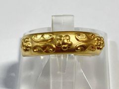 昭和天皇陛下御在位五十年 両陛下金婚式 御慶事記念指輪 菊紋 18K