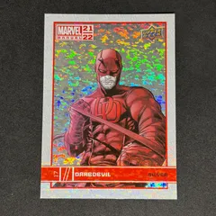 Daredevil / デアデビル 2021-22 Upper Deck Marvel Annual ベースカード Silver Sparkle #17