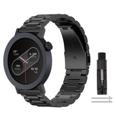 【新品】 [ToVioc] 金属ベルト CMF by Nothing Watch 3 Pro/Pro 2 対応 スマートウォッチバンド (ブラック) 0