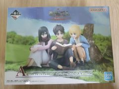 A賞 エレン ミカサ アルミン 未開封フィギュア 進撃の巨人 一番くじ 地