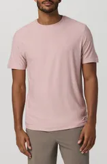 ビュオーリ メンズ トップス Tシャツ Vuori Strato Tech TShirt Faded Rose Heather ヘザー
