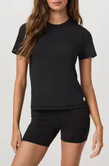 ビュオーリ レディース トップス シャツ Vuori Lux Performance TShirt Black ブラック