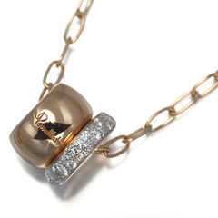 NICOLO POLO/ニコロポーロ】K10WG ダイヤモンド ネックレス - メルカリ