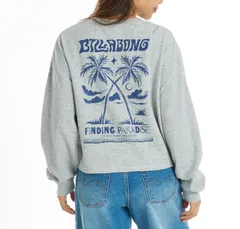2026秋冬 新品【BILLABONG/ビラボン】SUNSETS LE TEE ロンT 【調温機能】【LOOSE CROPPED】 GRH レディース BG014059