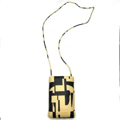 Dries Van Noten ドリス・ヴァン・ノッテン  ショルダーバッグ　斜めがけ　クロスボディ　レザー　イエロー　ブラック
