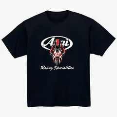 バイク レーシング Tシャツ 62番 ライダー モーターサイクル レース スポーツバイク イラスト Racing Specialities 半袖 メンズ レディース 男女兼用 黒【268black】