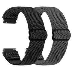 [TumpCez] 弾性ナイロンバンド ベルト16mm 18mm 19mm 20mm 22mm 24mm時計バンド伸縮性 クイックリリース 調整腕時計交換ベルト 0