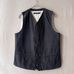 美品】AUBERGE パブロ型ベスト LOURDES フレンチワーク 42 - メルカリ