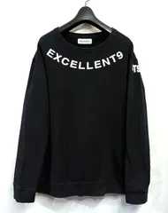 EXCELLENT9｜エクセレント9  ロゴプリント クルーネックスウェット